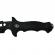 Cutit de vanatoare ideallstore®, vendetta knife, otel inoxidabil, negru, 31.5 cm, toc inclus