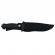Cutit de vanatoare ideallstore®, vendetta knife, otel inoxidabil, negru, 31.5 cm, toc inclus