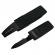 Cutit in curea, belt of justice, material textil, 132 cm, negru