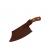 Cutit-satar, japonez, ideallstore®, forjat manual, full tang 26 cm, otel inoxidabil, maner lemn, husa piele