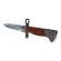 Set 3 cutite vanatoare, ideallstore® ak-47, husa cadou