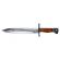 Set 3 cutite vanatoare, ideallstore® ak-47, husa cadou
