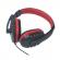 Casti audio, model cyber, negru rosu, 18 x 17