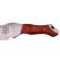 Maceta de vanatoare ideallstore®, usa croc, otel inoxidabil, argintie, 47 cm
