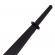 Sabie de vanatoare ideallstore®, ninja blade, maner metal, 81 cm, negru, teaca inclusa