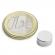 Set 5 magneti foarte puternici, gri, disc, simplu, 10mm x 5 mm