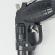 Bricheta pistol, gaz, model revolver, electrosoc, m1, 11 x 7 cm