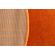 Model kolibri 11000 160, covor rotund, portocaliu
