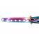 Briceag de antrenament ideallstore®, model fluture, rainbow distortion, otel, 22.5 cm, multicolor