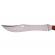 Maceta de vanatoare ideallstore®, knife of mind, otel inoxidabil, argintie, 46 cm