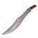 Maceta de vanatoare ideallstore®, knife of mind, otel inoxidabil, argintie, 46 cm
