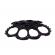 Rozeta de autoaparare ideallstore®, model fire dragon skin, 0.5 cm, negru