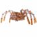 Puzzle 3d mecanic din lemn paianjen