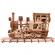 Puzzle 3d mecanic din lemn tren chug-chug