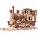 Puzzle 3d mecanic din lemn tren chug-chug