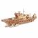 Puzzle 3d mecanic din lemn yacht