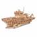 Puzzle 3d mecanic din lemn yacht