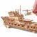 Puzzle 3d mecanic din lemn yacht
