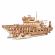 Puzzle 3d mecanic din lemn yacht
