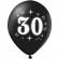 Set 10 baloane aniversare 30 ani