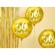 Balon din folie auriu pentru aniversare 50 ani 45cm