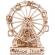 Puzzle 3d din lemn ferris wheel - roata parc de distractii