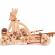 Puzzle 3d mecanic din lemn catapulta