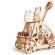Puzzle 3d mecanic din lemn catapulta