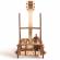 Puzzle 3d mecanic din lemn catapulta