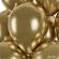 Set 50 baloane din latex auriu cromat