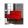 Canapea fixa  cu 2 locuri Kayzer rosu 120*70 cm