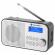 Radio portabil gogen dab 300n cu tuner dab+ si fm, 1 w, lcd , baterie 2000 mah