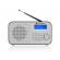 Radio portabil gogen dab 300n cu tuner dab+ si fm, 1 w, lcd , baterie 2000 mah
