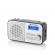 Radio portabil gogen dab 300n cu tuner dab+ si fm, 1 w, lcd , baterie 2000 mah