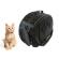 Geanta de transport pentru caine sau pisica culoare negru marime xxl ag644i