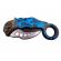 Briceag de vanatoare ideallstore®, blue hell rider, model karambit, 17 cm, albastru
