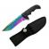 Cutit de vanatoare ideallstore®, safari mix, 23 cm, multicolor, teaca inclusa