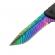 Cutit de vanatoare ideallstore®, safari mix, 23 cm, multicolor, teaca inclusa