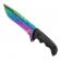 Cutit de vanatoare ideallstore®, safari mix, 23 cm, multicolor, teaca inclusa