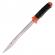 Cutit de vanatoare ideallstore®, camping helper, negru 36 cm, teaca inclusa