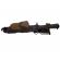 Cutit de vanatoare ideallstore®, jungle camo, verde, 32.5 cm, teaca inclusa