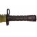 Cutit de vanatoare ideallstore®, jungle camo, verde, 32.5 cm, teaca inclusa