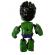 Figurina metalica de colectie cu lumini si sunete, Die Cast Robot, 11 cm, Avengers Hulk