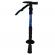 Baston extensibil ideallstore®, ol helper, aluminiu, lampa led, 110 cm, albastru