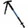 Baston trekking extensibil ideallstore®, ol helper, aluminiu, lampa led, 110 cm, albastru