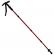 Baston trekking extensibil ideallstore®, ol helper, aluminiu, lampa led, 110 cm, rosu