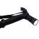 Baston trekking extensibil ideallstore®, ol helper, aluminiu, lampa led, 110 cm, rosu