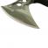 Topor ideallstore®, tactical camo, otel inoxidabil, verde, 40 cm, teaca inclusa