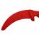 Cutit de antrenament, tactical pro, cauciuc, 23.5 cm, rosu, husa inclusa