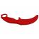 Cutit de antrenament, tactical pro, cauciuc, 23.5 cm, rosu, husa inclusa